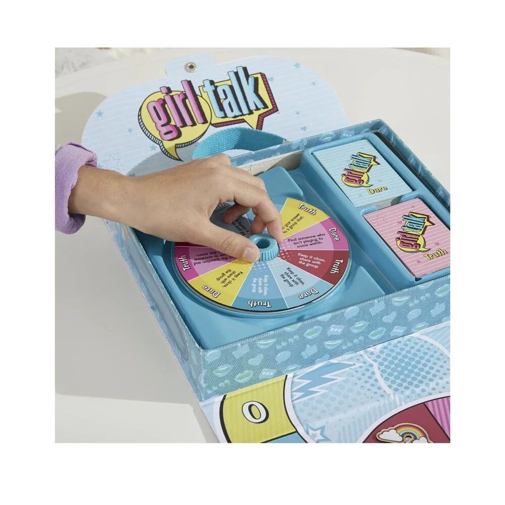 Girl Talk Truth or Dare Board Game Updated Edition for Kids and Teens 2-10 Pl...